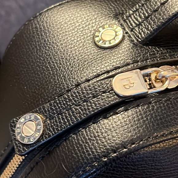 HENRI BENDEL ‘BOWERY’ BLACK LEATHER BACKPACK - Picture 8 of 16